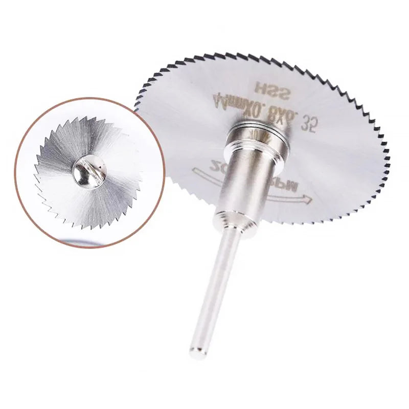 25/35/44/50mm HSS Circular Saw Blade Rotary Tool For Dremel Metal Cutter Power Tool Set Wood Cutting Discs Drill Mandrel Cutoff