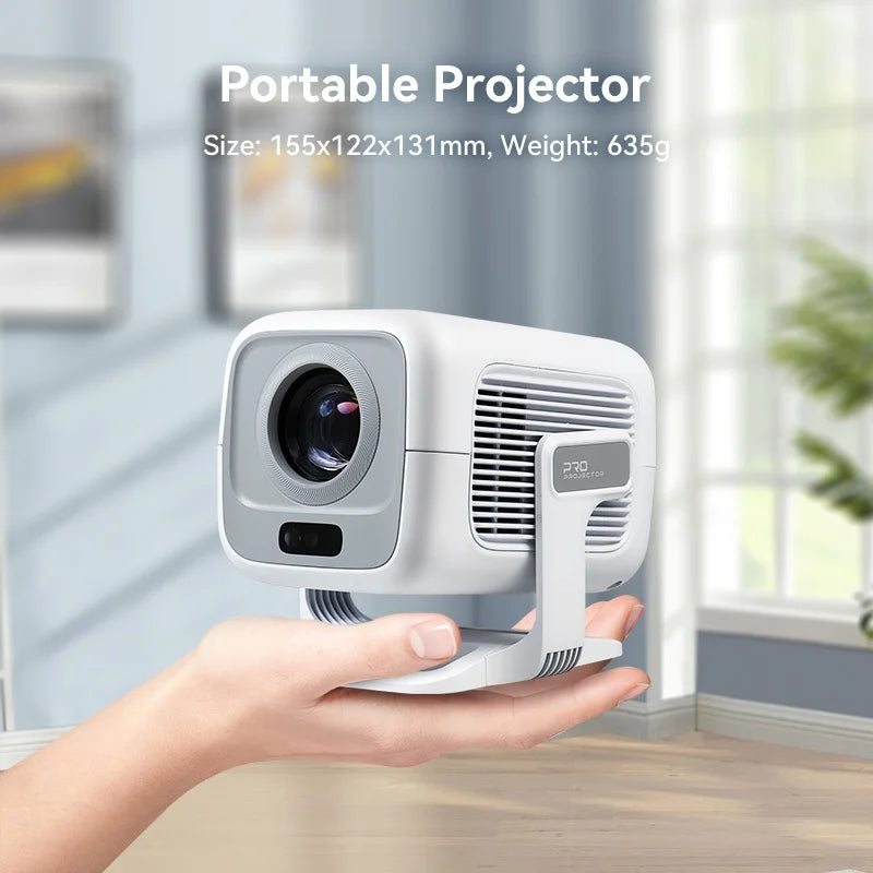 DITONG X3Plus Smart Projector – Native 1080P 4K Support, Android 11, WiFi 6, Auto-Focus, 600 ANSI Lumens | Home Theater