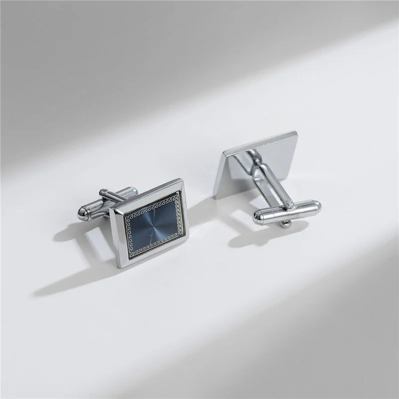 Man Shirt Cufflinks Copper Cufflinks For Mens Luxury Wedding Guests Gifts Round Square Fashion Jewelry Men Cuffs Links Tie Clip