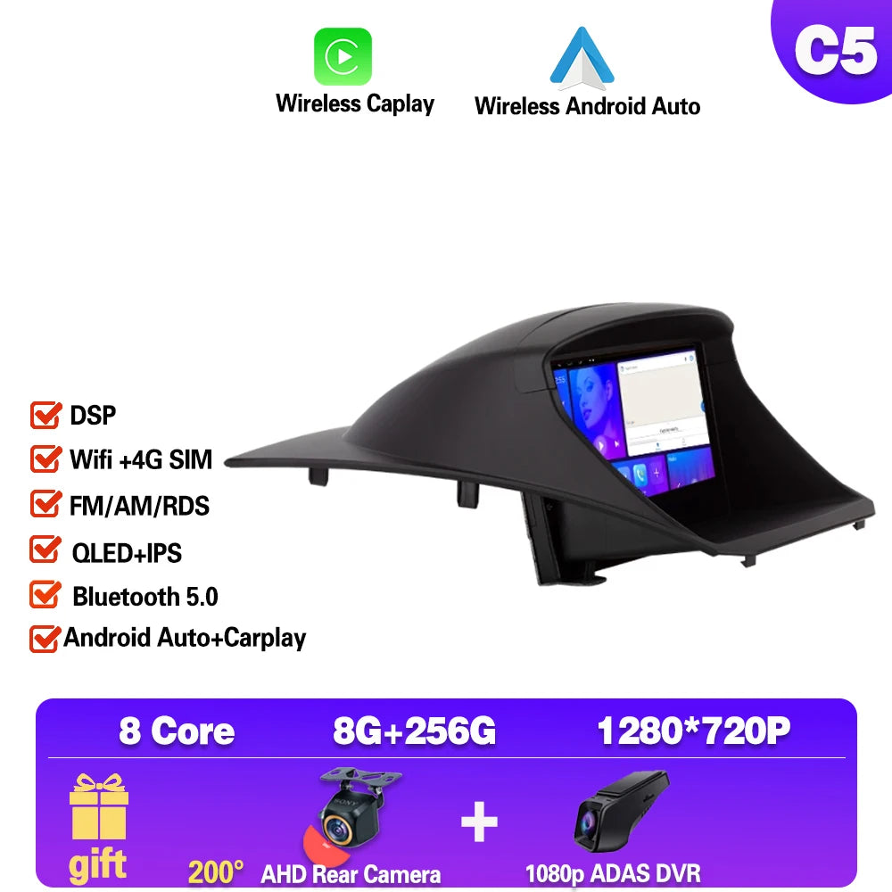 Android For Ford Fiesta 2009 2010 - 2017 Car Radio Multimedia Video Player Navigation GPS Wireless Carplay WIFI Car Systems