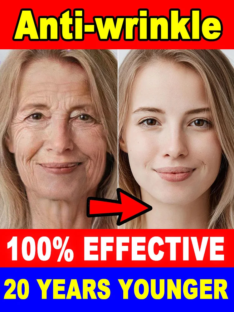 Anti-Aging Instant Wrinkle Smoothing Cream – Look 20 Years Younger | Fine Lines & Firming Face Treatment