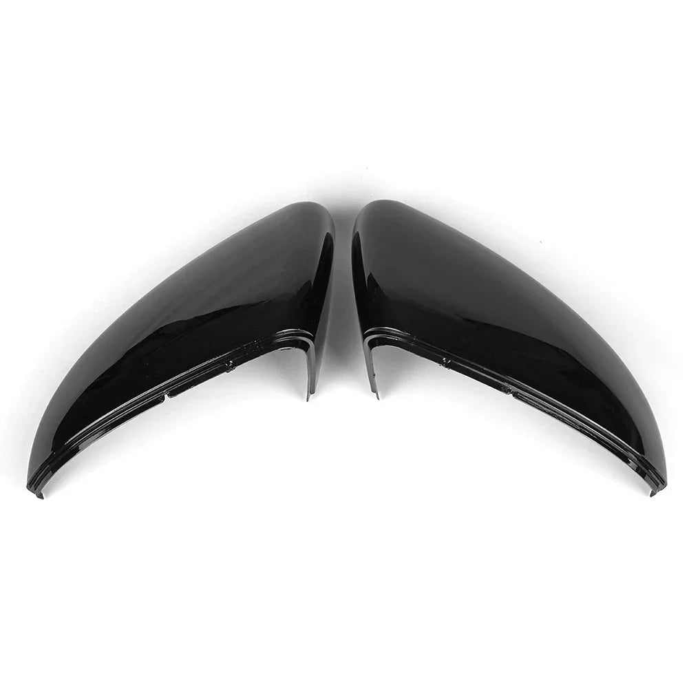 Glossy Black Auto Rearview Mirrors Cover Side Mirror Caps Car Accessories Fit For VW Golf 7 MK7 MK7.5 GTI R GTE GTD 2013-2020