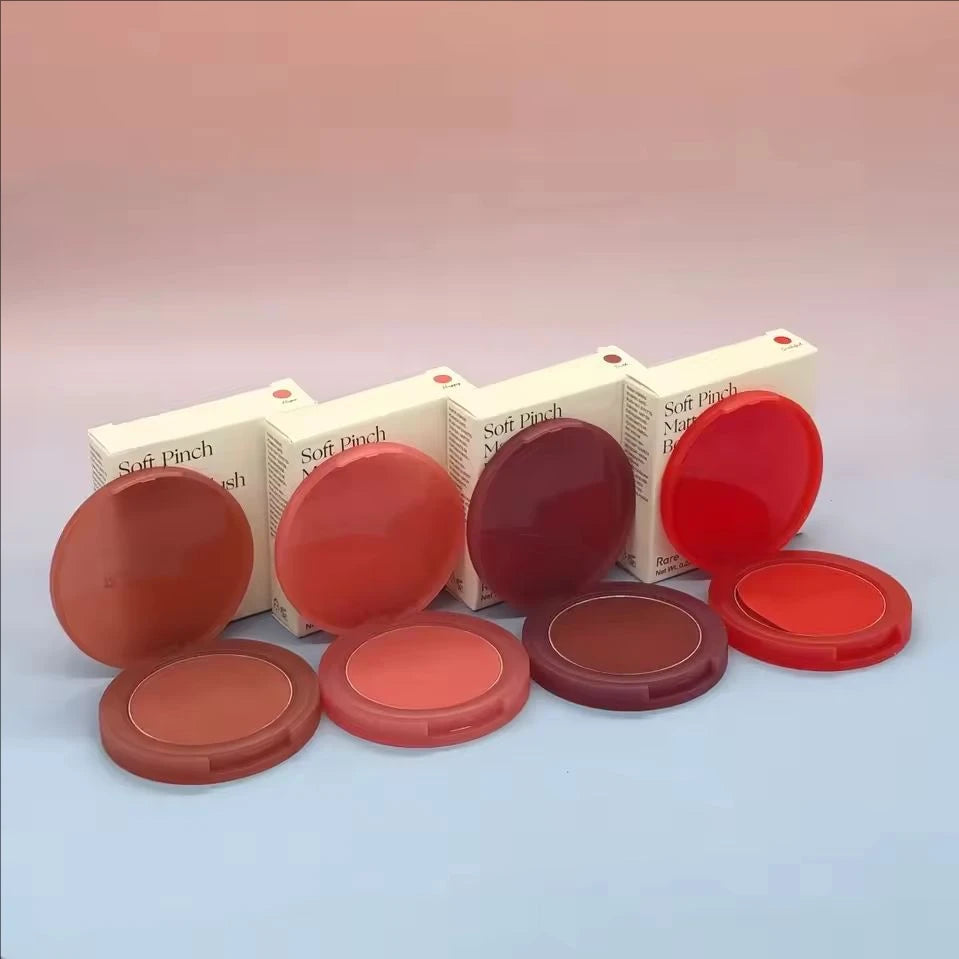 Rare Beauty Soft Pinch Matte Bouncy Blush Cream Mashed Potatoes Blusher Lasting Waterproof Woman Makeup Happy Hope Worth Alive