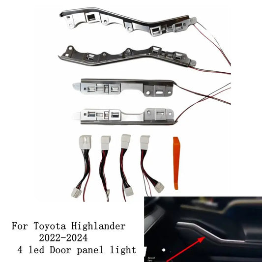 Toyota Highlander 2022-2024 Ice Blue Door Ambient LED Light