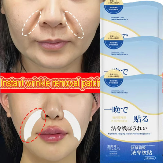 Collagen Nasolabial Folds Patches - Hydrating Anti-Aging Skin Care