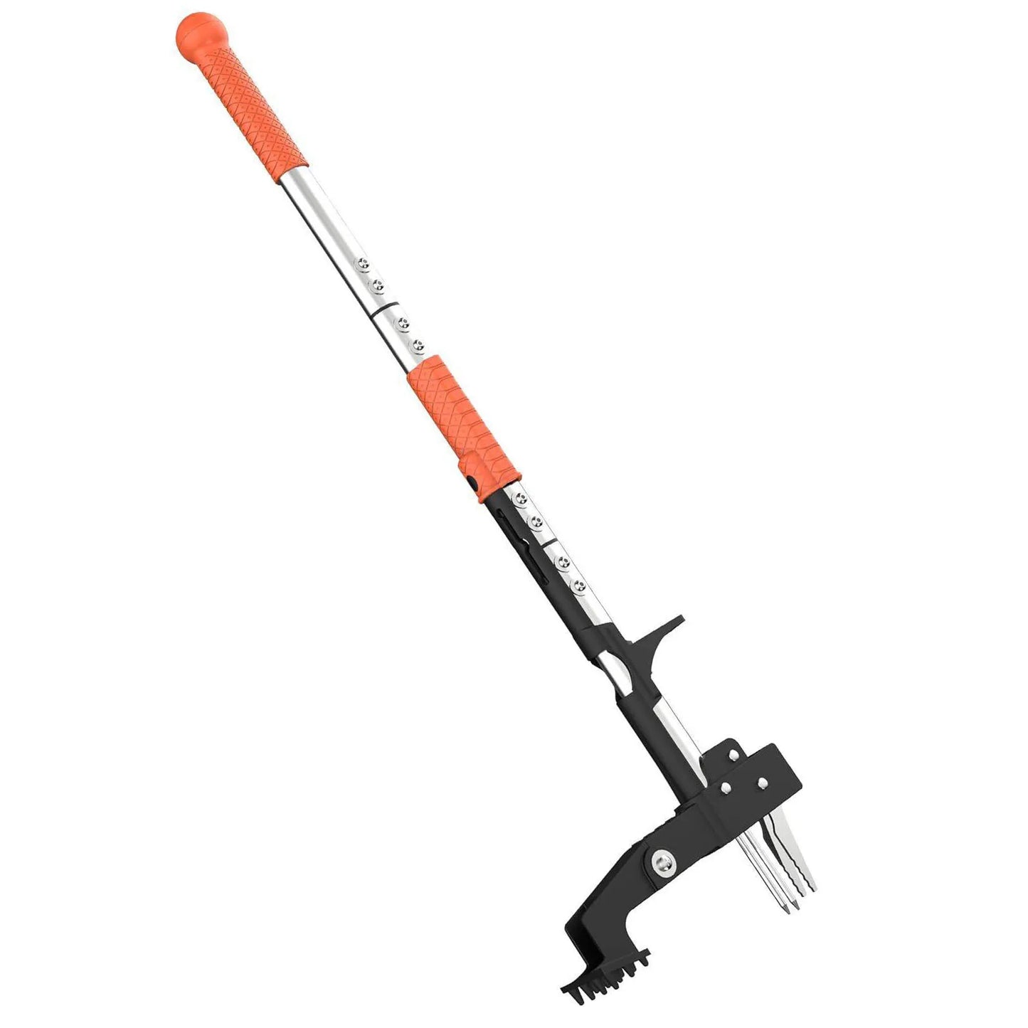 Weed Puller Tool Lightweight Aluminum Quick Adjustable Gardening Stand Up Weeder Puller with Ergonomic Long Handlewith for Home