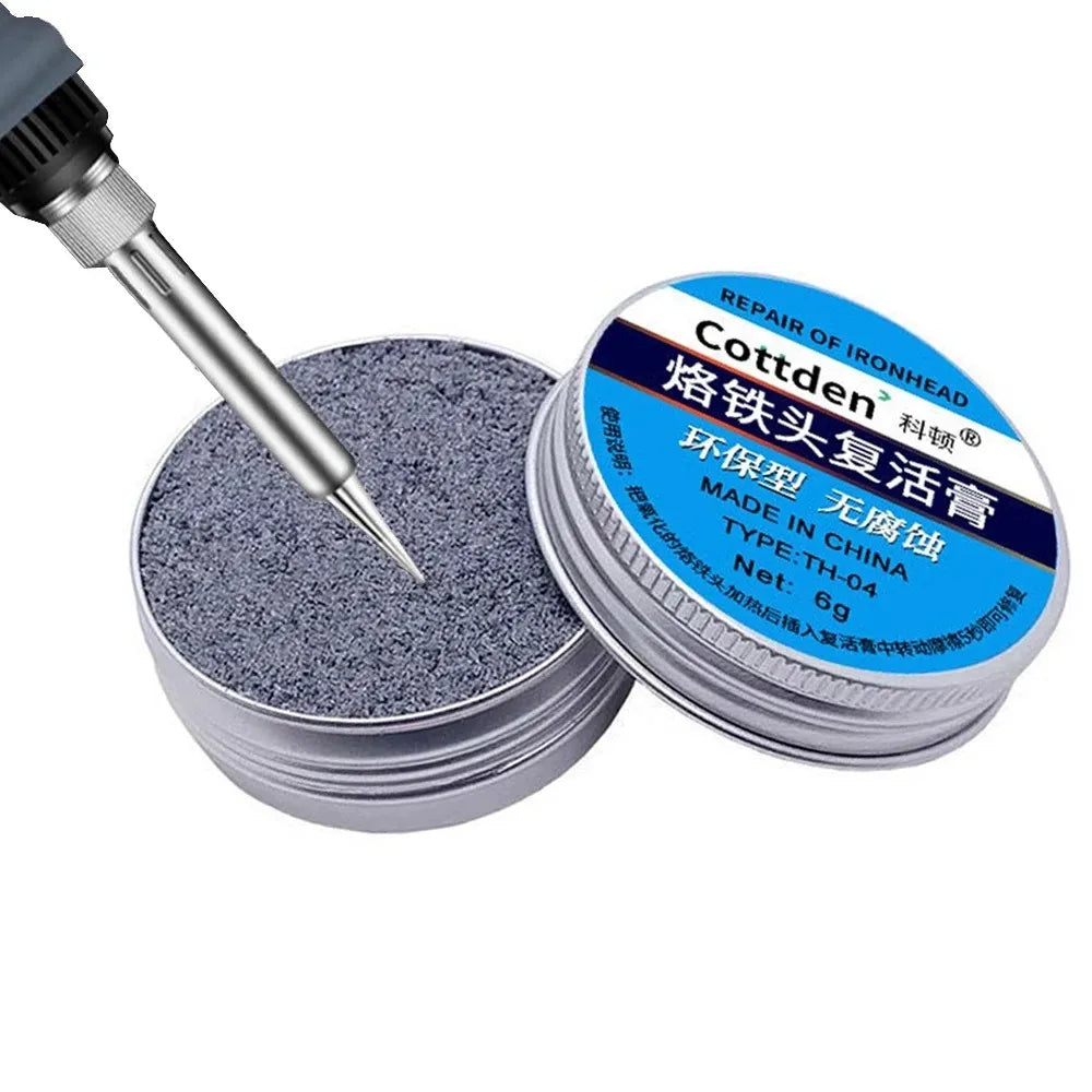 5/1Pcs Soldering Iron Tip Refresher Non-stick Tin Solder Cream Clean Paste for Oxide Head Resurrection Oxidative Activator