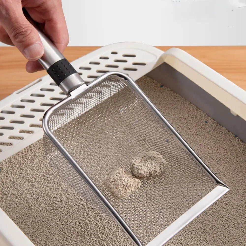 Aluminum Alloy Cat Litter Scoop - Durable Metal Handle – photo 3