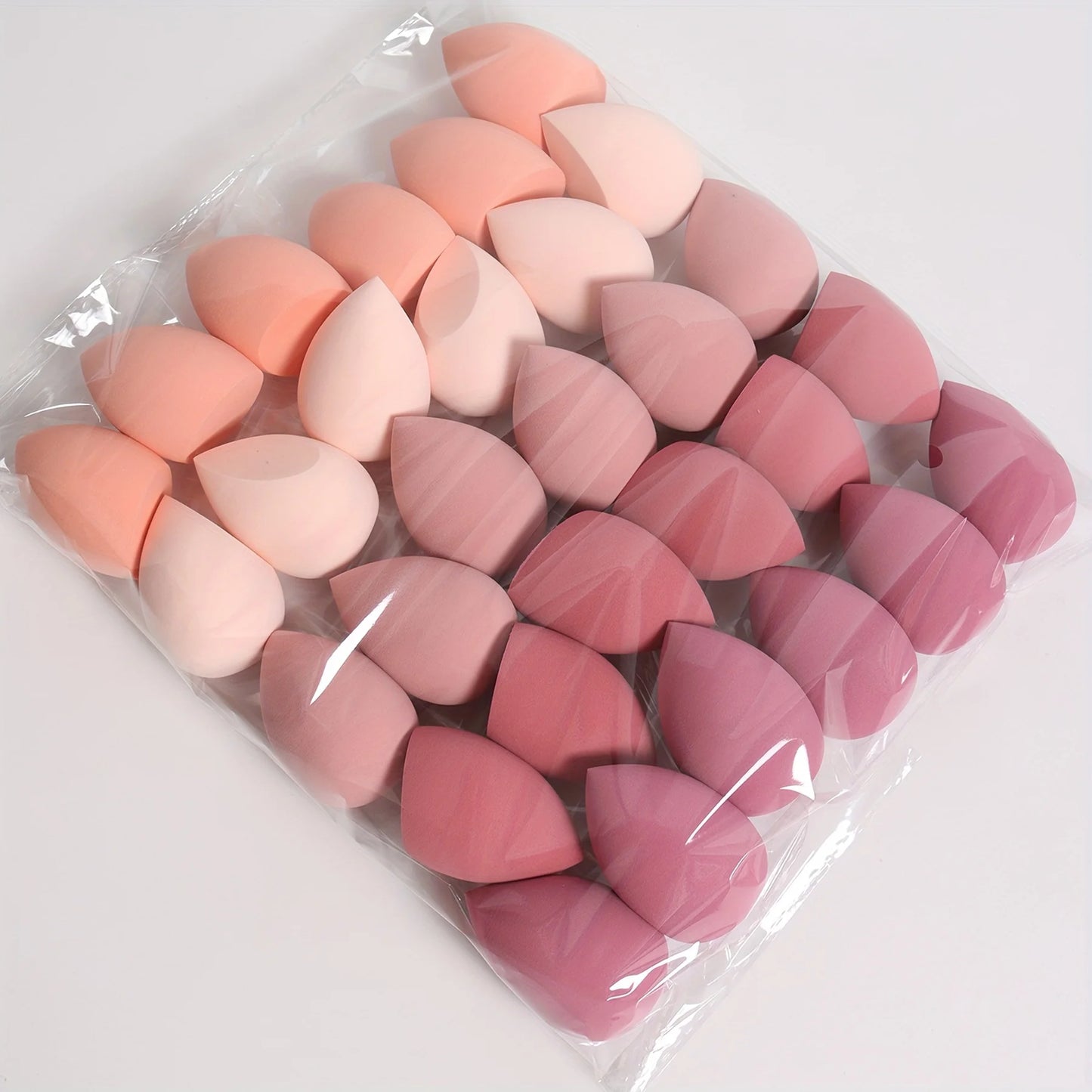 7Piece/18Piece Makeup Sponge Set, Suitable for Liquid BB Cream Powder Application, Makeup Egg Dry Wet Dual-Use Powder Puff