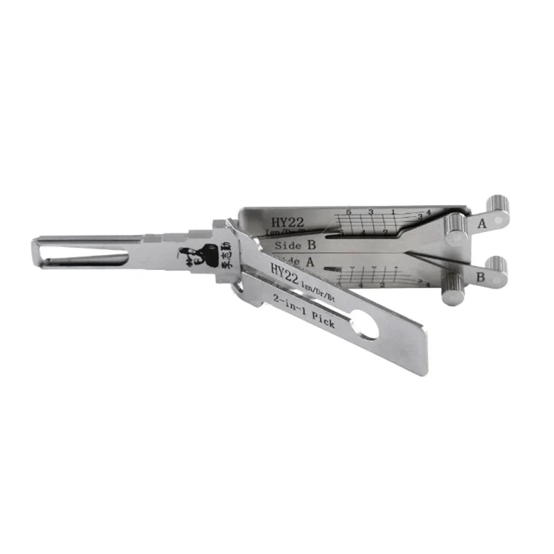 Original Lishi 2-in-1 HU66 HU100 HON66 HU100R HU92 HY22 TOY2 TOY48 HU101 HU162T-8 lishi Pick Tool  Door opening tool Stainless s