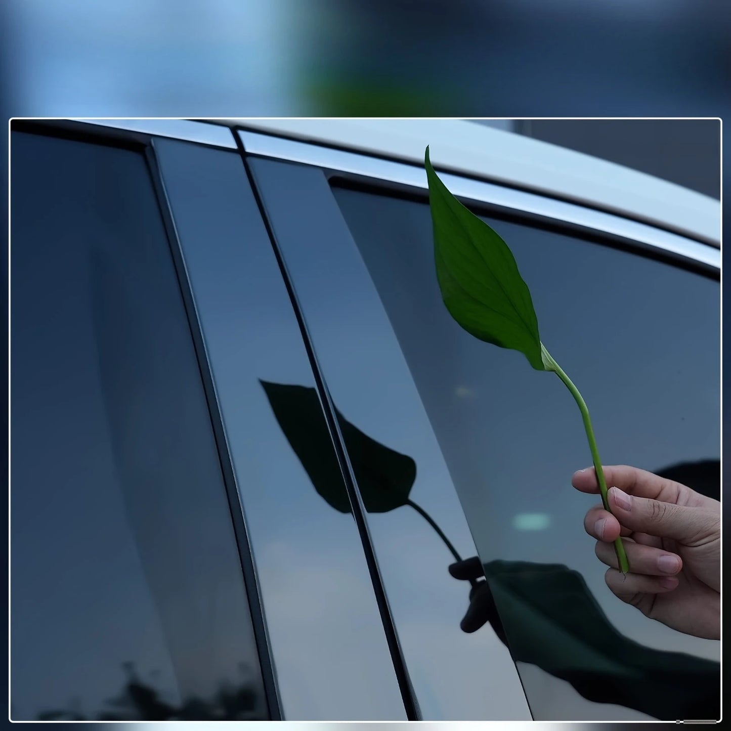 Gloss Black Pillar Post Window Trim Cover Set — Dodge RAM 1500 (2009-2018)