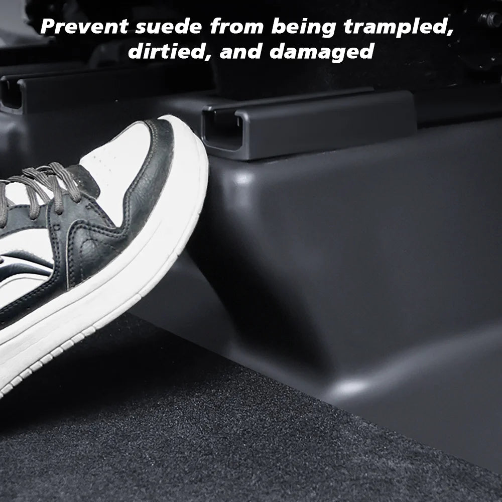 TESY For Tesla Model Y Juniper Launch Standard TPE Under Seat Corner Guard Seat Slide Rails Protector Cover Anti-Kick Decor