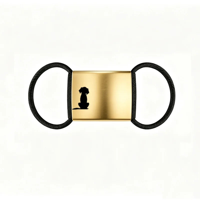 Silent Slide-On Pet ID Tag - Noiseless Engraved Collar Tag