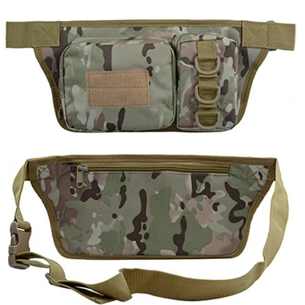 Tactical Waist Pack For Men Fanny Pack Fishing Bags Army Money Belt Sport Travel Cycling Mobile Phone Pouch