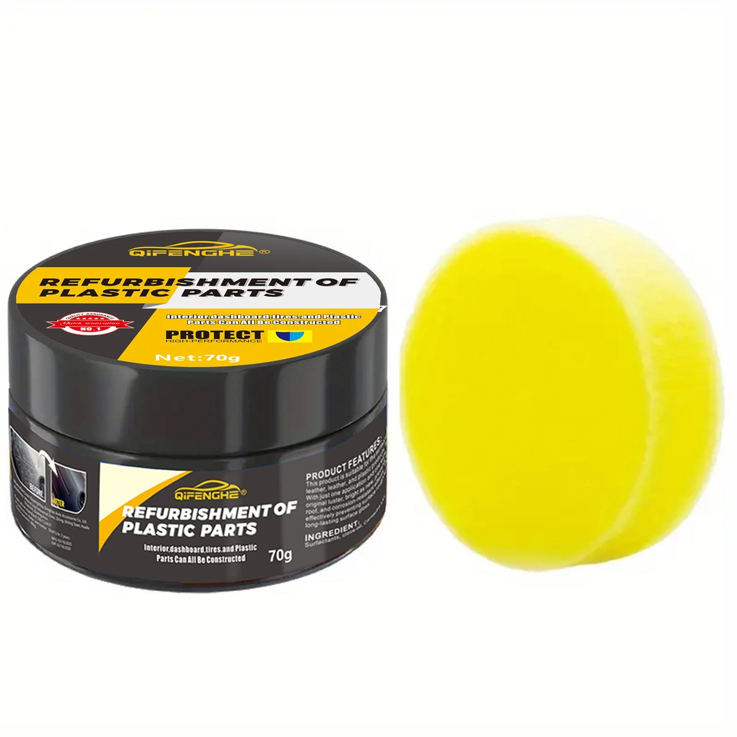 Automotive Plastic Restorer — Interior & Exterior Polishing & Anti-Aging Cream