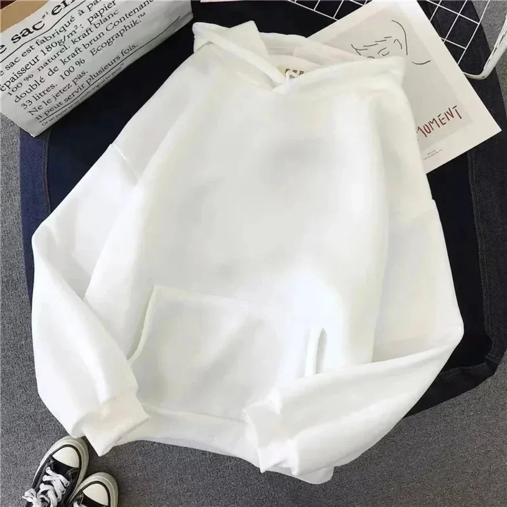 Women's Letter Print Hoodie with Pockets