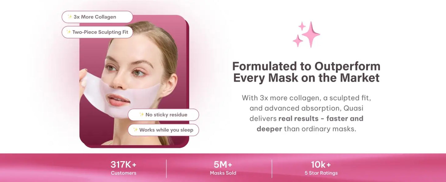 Collagen Face Mask Overnight – Hydrating Korean Sheet Mask – Niacinamide & Low Molecular Collagen – Firming & Smoothing Skinc