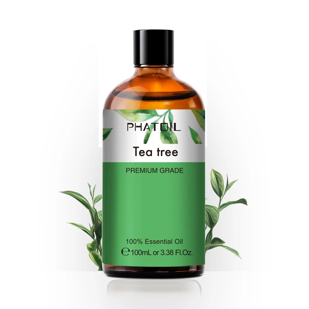 100ml Pure Essential Oil for Diffusers — Aromatherapy (Lavender, Rose, Peppermint & More)