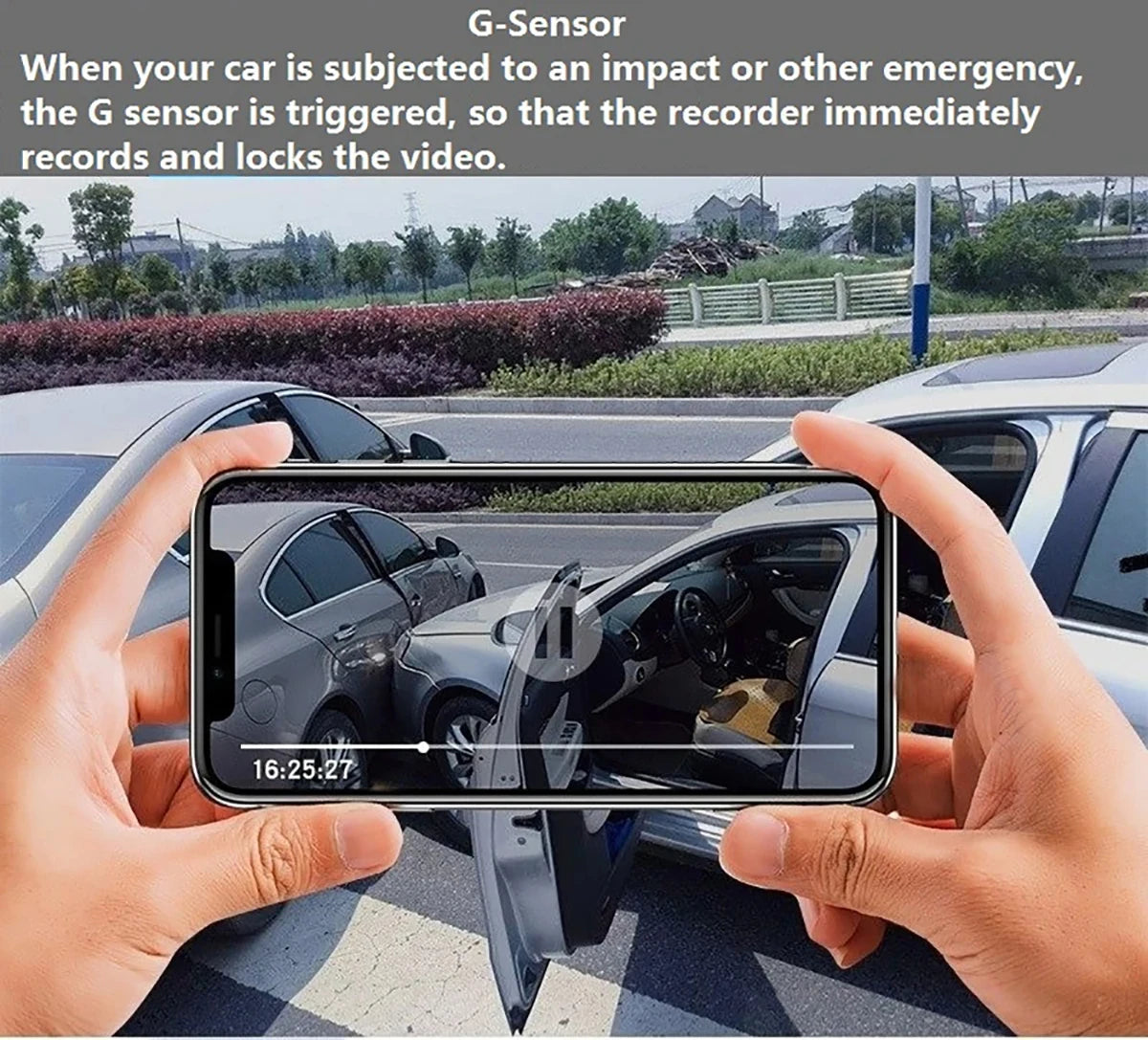Dash Cam for cars 1080P Car DVR Video Recorder Dual car camera Front Inside View Camera Loop Recording WiFi Monitor Dashcam