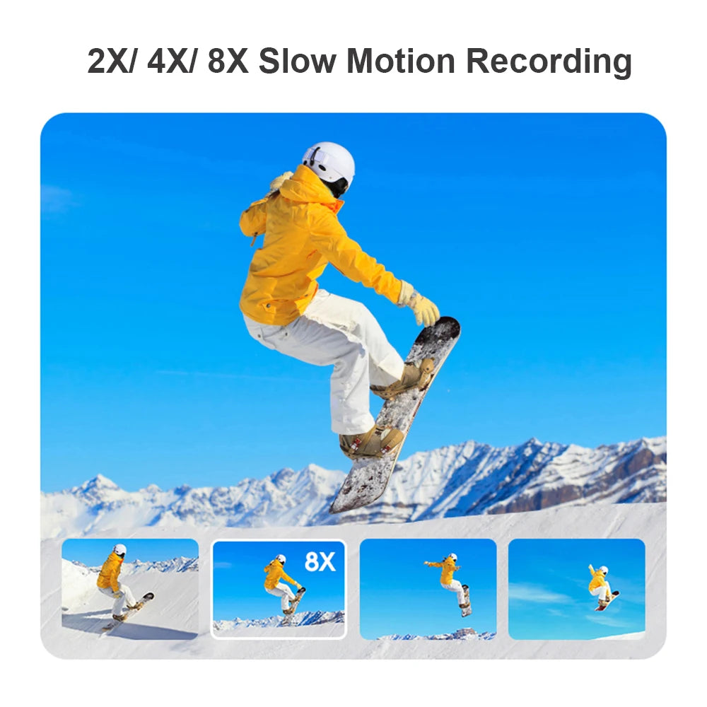 4K Head-Mounted Camera — WiFi Anti-Shake 120° Wearable Camcorder