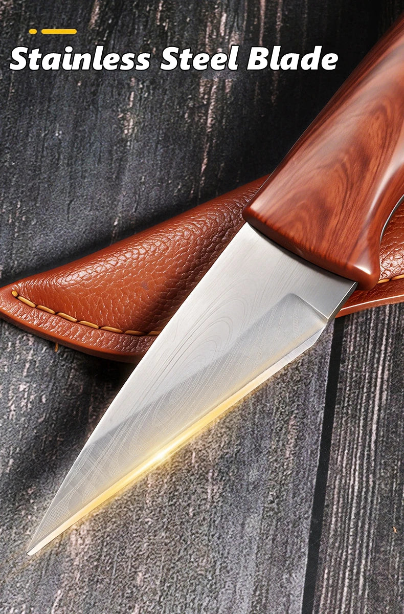 Garden Grafting Knife — Fruit Tree Budding Tool, Wooden Handle