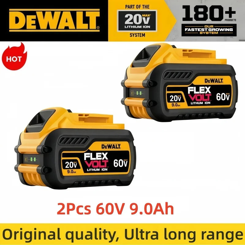 New Dewalt 60V 9.0Ah Battery Compatible with DCB200 DCB204 DCB205 DCF880 DCF885 Impact Drivers.