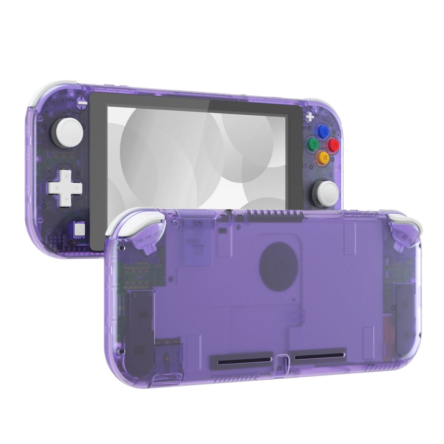 eXtremeRate Replacement Handheld Controller Housing Custom Shell with Screen Protector & ABXY Buttons for Nintendo Switch Lite