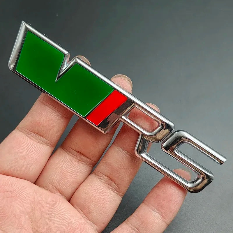 3D Metal VRS Logo Car Emblem Rear Tail Bumper Badge Sticker For Skoda Rapid Octavia 2 3 A5 RS Kodiaq Fabia Superb Accessories