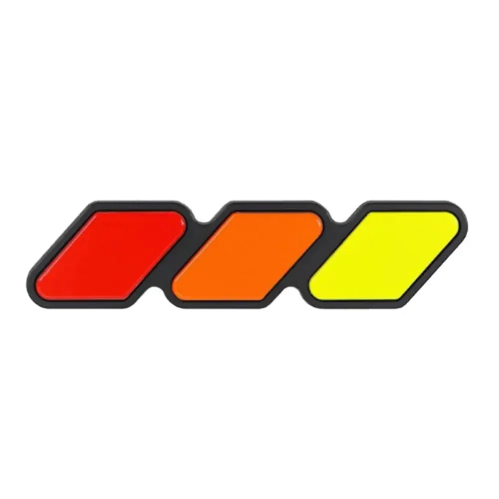 3 Colors Grille Badge Emblem For Toyota TRD Tacoma Tundra 4Runner Highlande Rav4 Strip Of Air Inlet Grille Auto Accessories