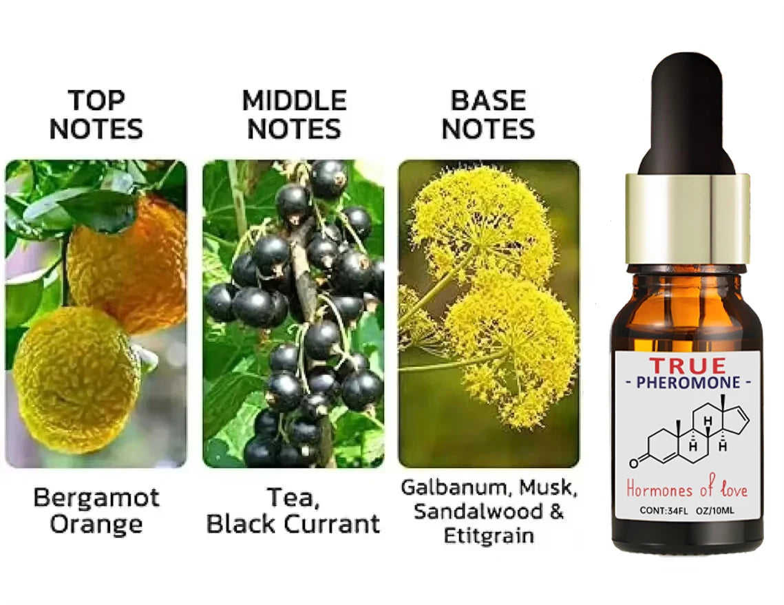 Roxelis Pheromone Attraction Essential Oil – Long-Lasting Fruity Fragrance for Dating & Social Events | 10ml (1–22pc)