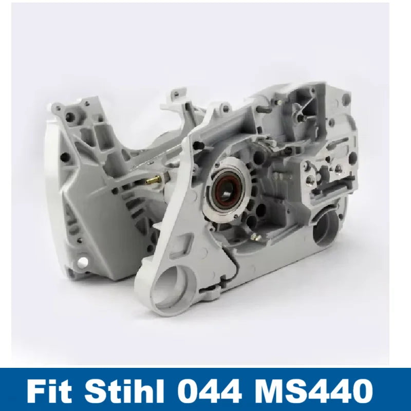 MS440 Chainsaw Engine Rebuild 50mm Piston Seal Bearing Kit Crankcase Crankshaft Fuel Oil Tank Housing For Stihl 044 MS440
