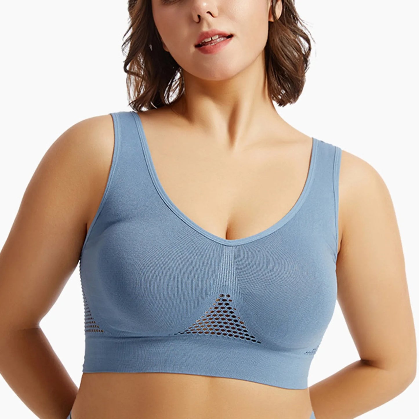 MMAlto Women's Shockproof Sports Bra – High Support Running Yoga Fitness Vest | S-XXXXXL