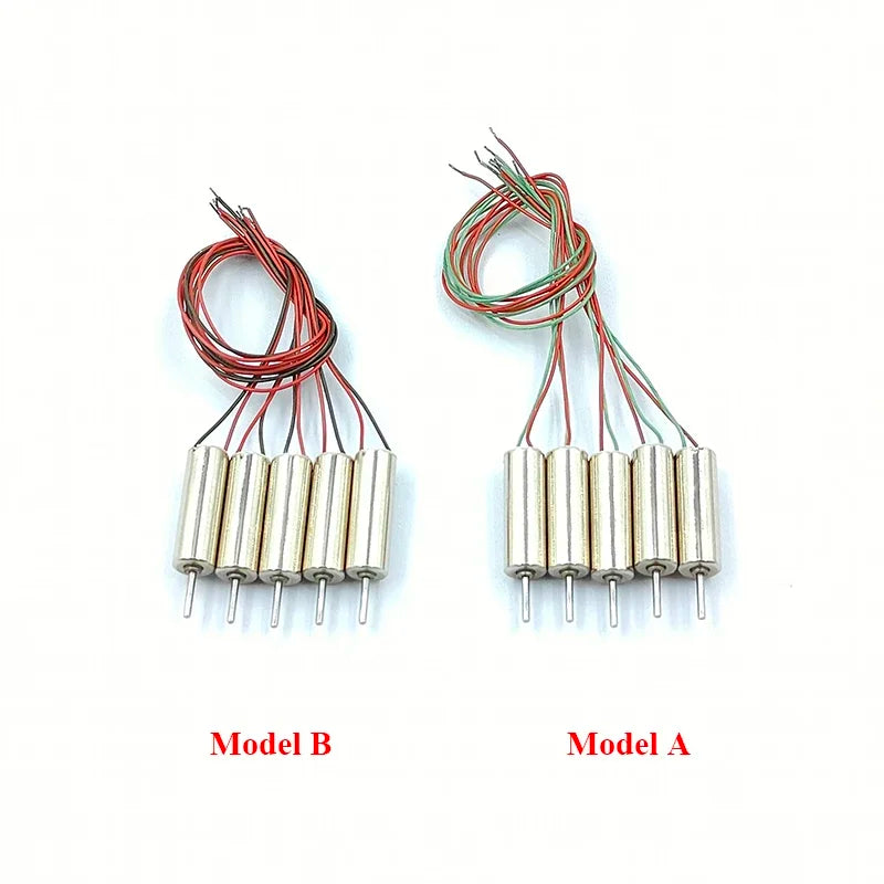 5PCS/Lot 0412 Mini Tiny 4mm*12mm Coreless Motor Micro 412 Hollow Cup Engine DC 3.7V 60000RPM Ultra High-speed Motor DIY RC Drone