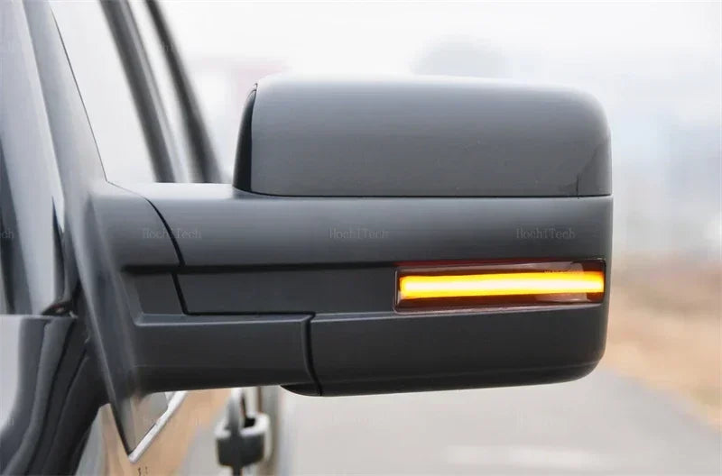 Smoked LED Dynamic Turn Signal Mirror Lights for Ford F-150 Raptor 2010–2014