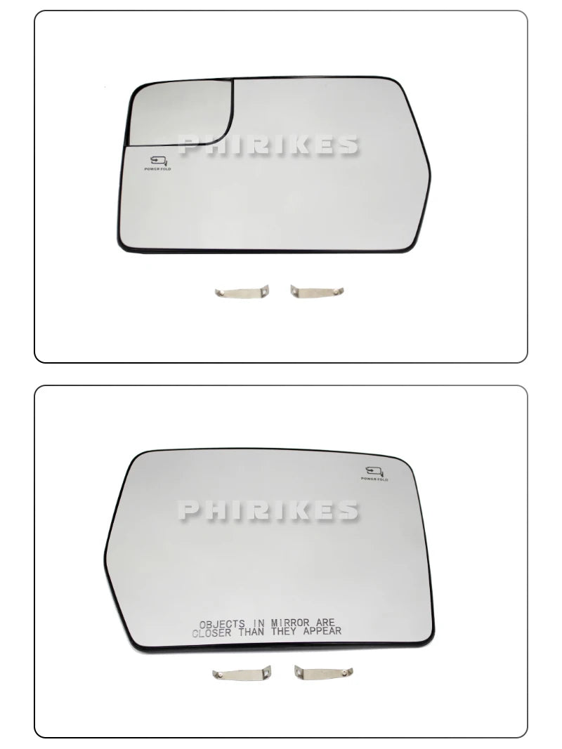 Heated Side Wing Mirror Glass for Ford F-150 2011–2014 (2-Pack)