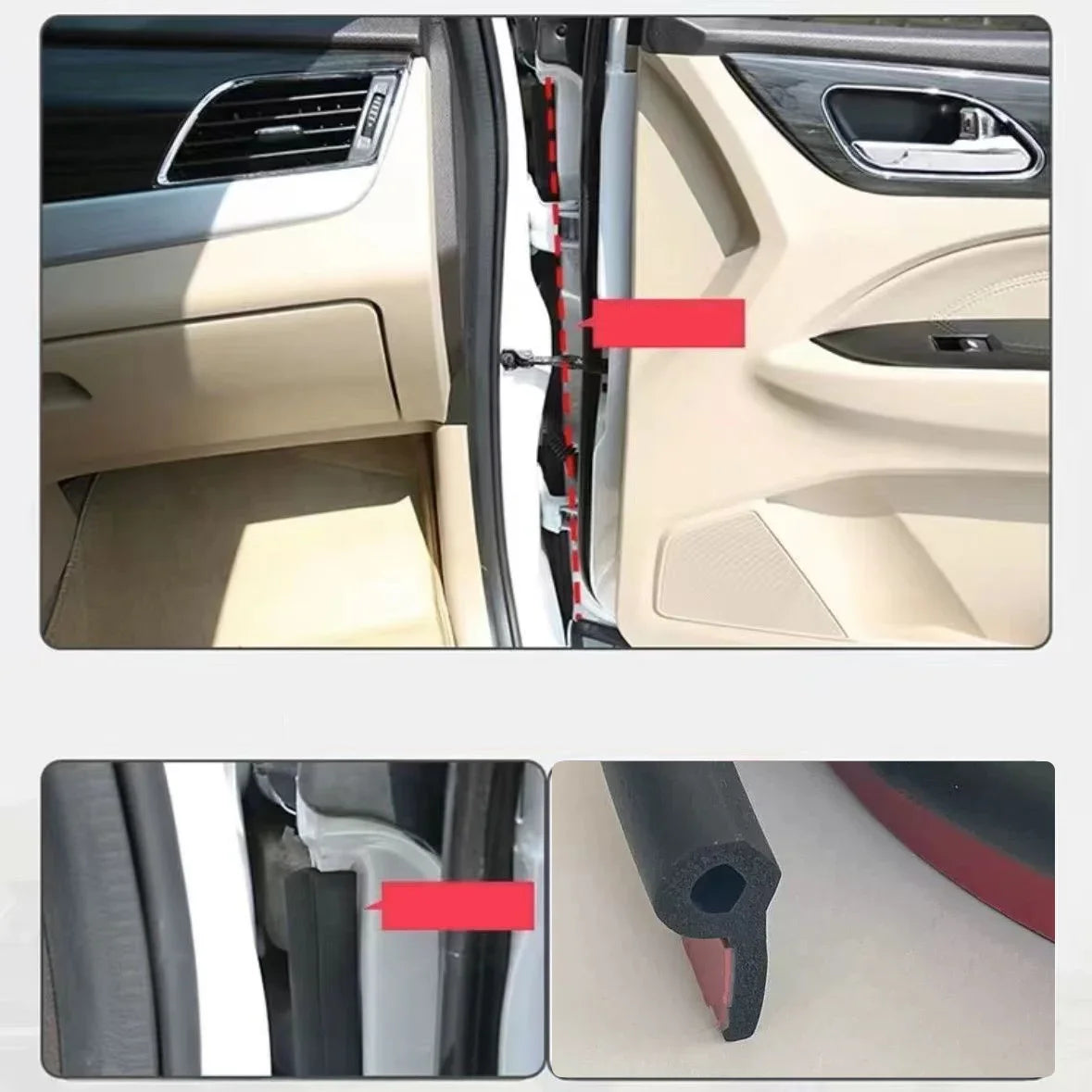Rubber Car A-Pillar Seal Strip for Doors and Windscreen - view 9