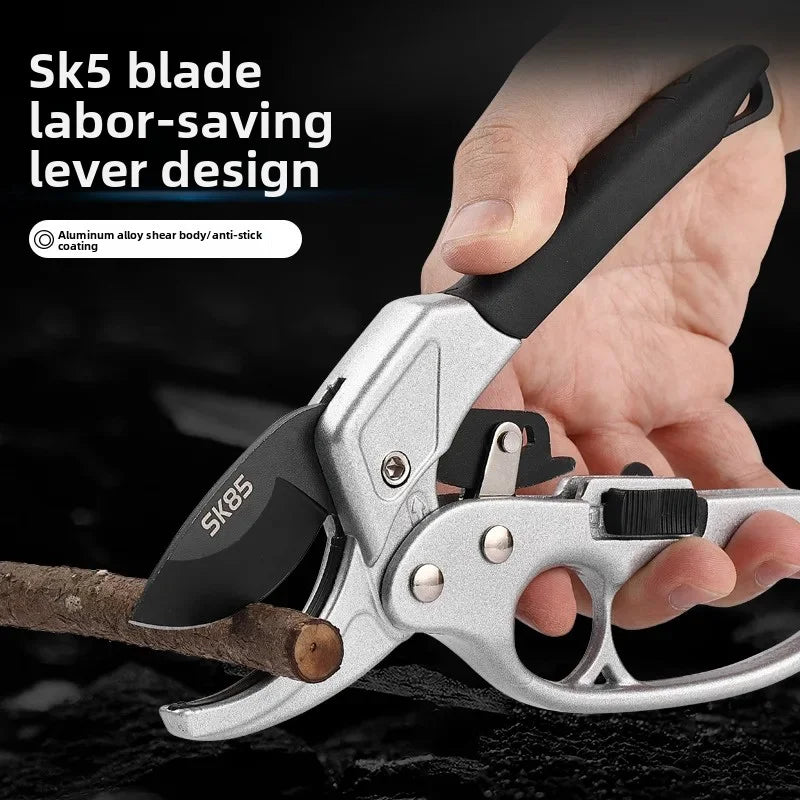 SK5 stainless steel rust resistant coarse pruning shears, pruning shears with pulleys, pruning shears for fruit trees, horticult