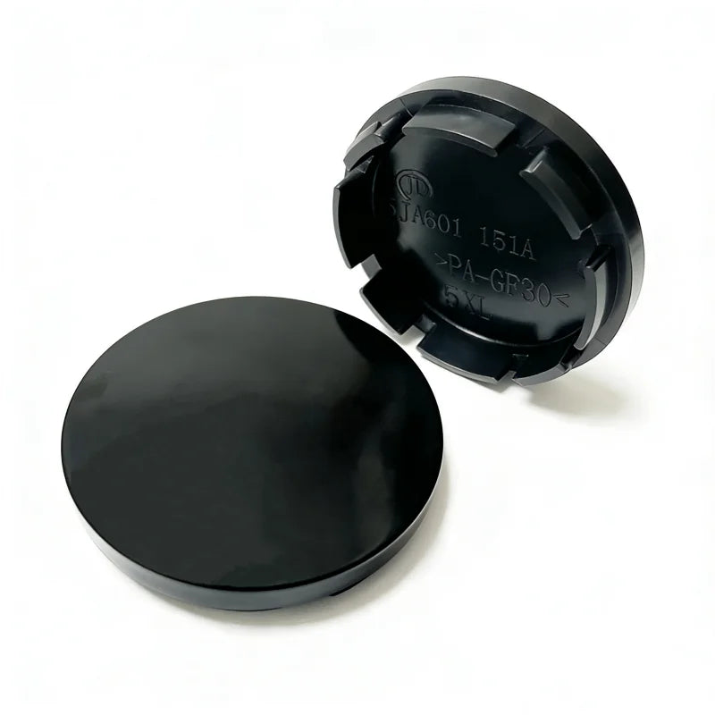 4 x 56mm/52mm Black or Chrome Silver Base Blank Hub Caps Car Wheel Center No Logo Dustproo Cover Universal Auto Tire Accessories