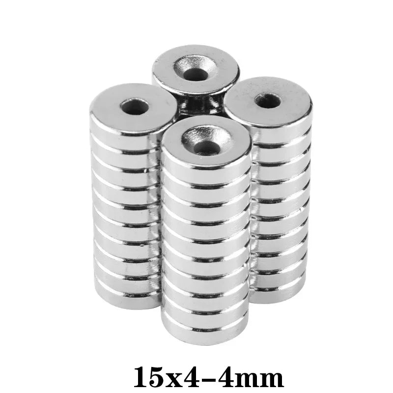 Neodymium Disc Magnets 15x4mm, Strong Craft & DIY Magnet Set