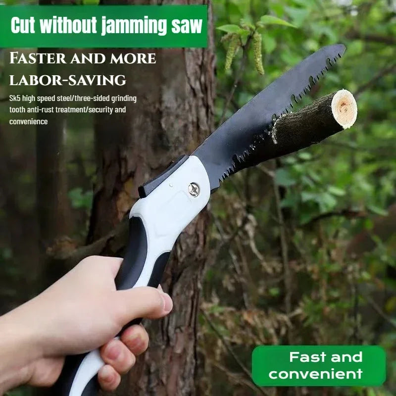 Multifunctional Folding Pruning Saw – Portable Hand Saw for Tree, Branch Trimming, Woodworking & Camping