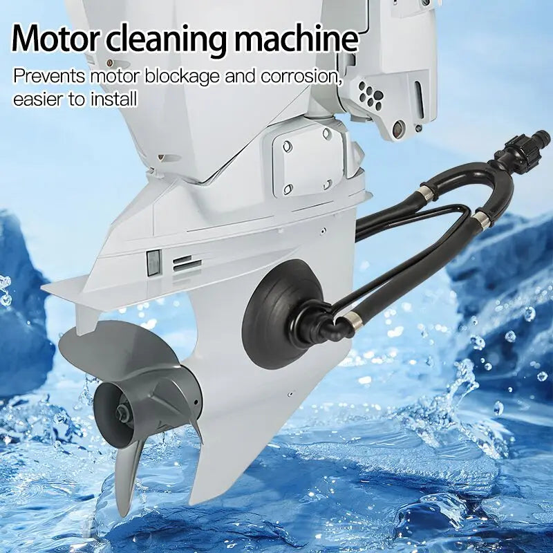 Outboard Motor Flushing Clamp for Speedboat Engine, Test Water Clamp, Engine Rinse Tool, Recirculation Water Clamp, Yacht Access
