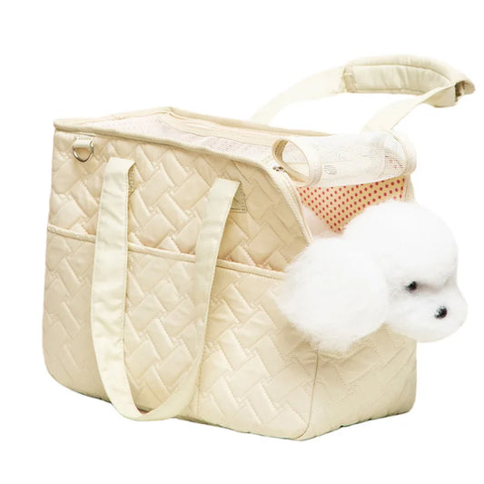 Handheld Pet Travel Bag - Breathable Car Carrier up to 6.5 kg