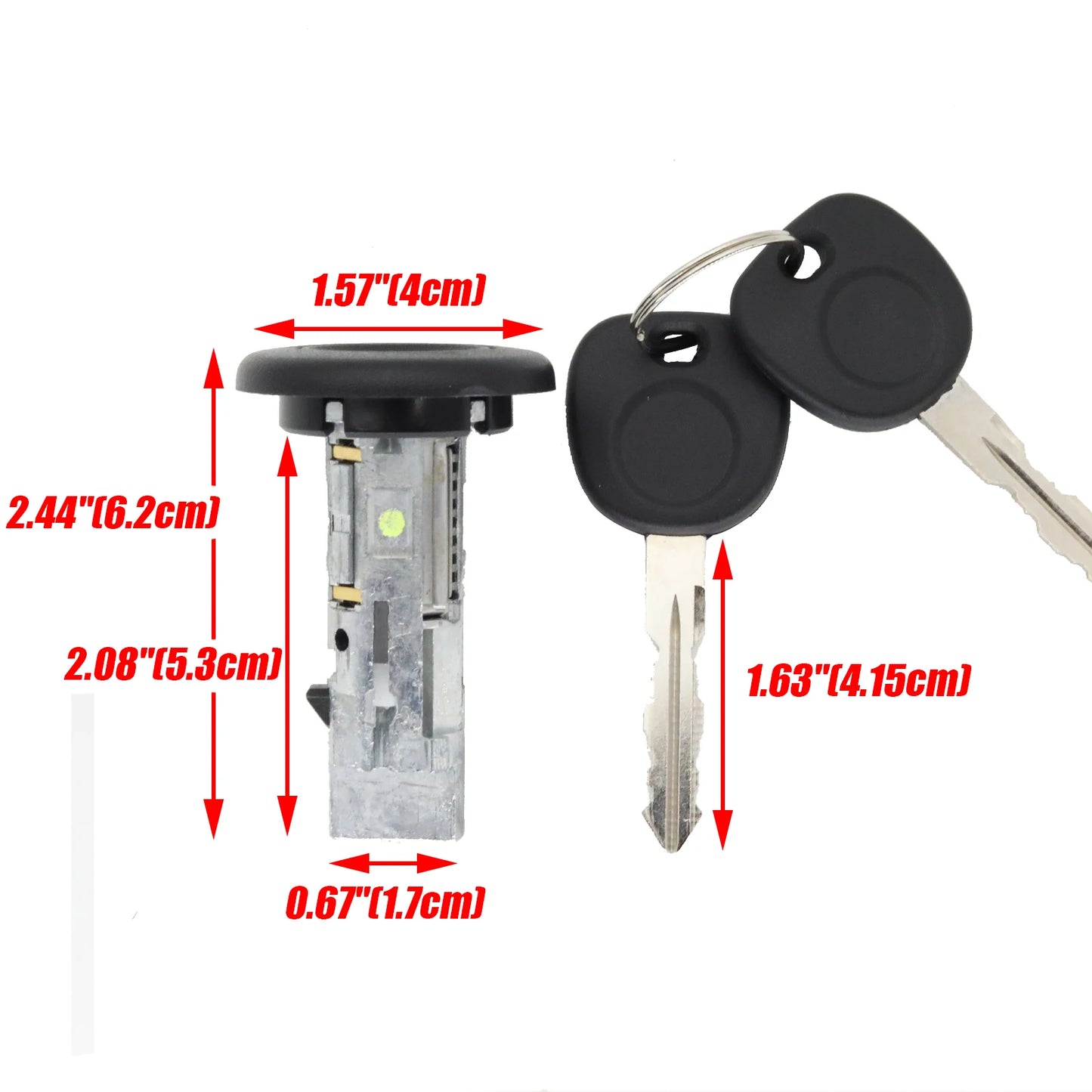 Ignition Lock Cylinder For GMC Chevy Silverado Avalanche S10 Suburban Cadillac DeVille Escalade Buick Rendezvous 02-07 5298923