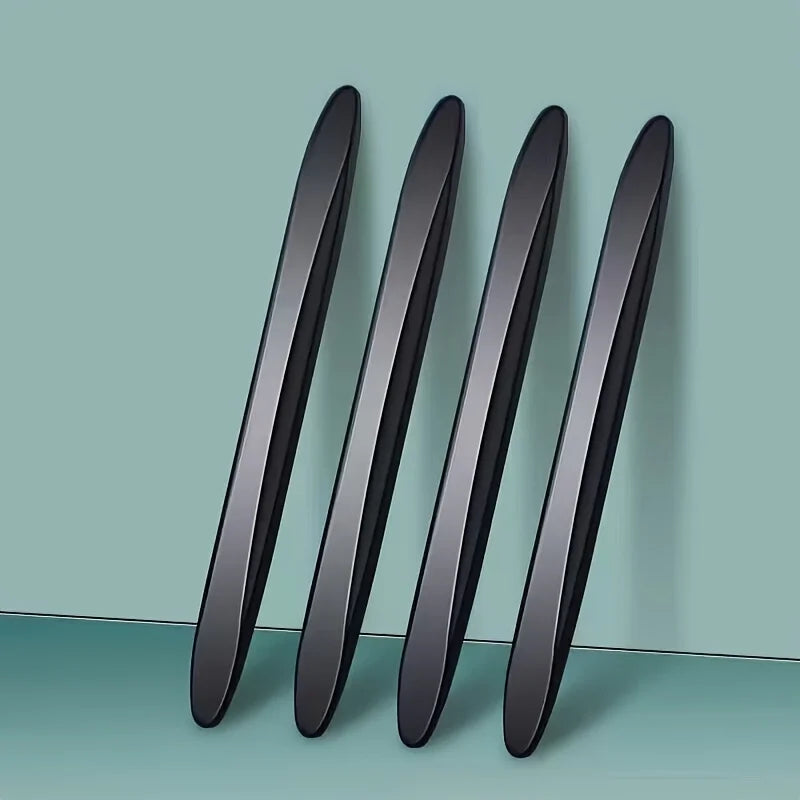 4Pcs Universal Car Door Bumper Edge Protection Strip Stickers Rearview Mirror Protection Car Sticker Strip Anti-collision Strips