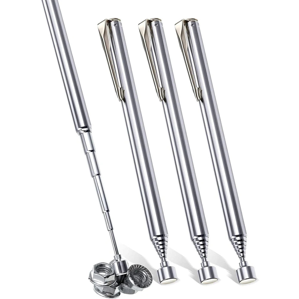 1/3Pcs Mini Portable Telescopic Magnetic Pen Handheld Magnet Pick Up Tool Adjustable Pickup Rod Stick Picking Up Screws Nut Bolt
