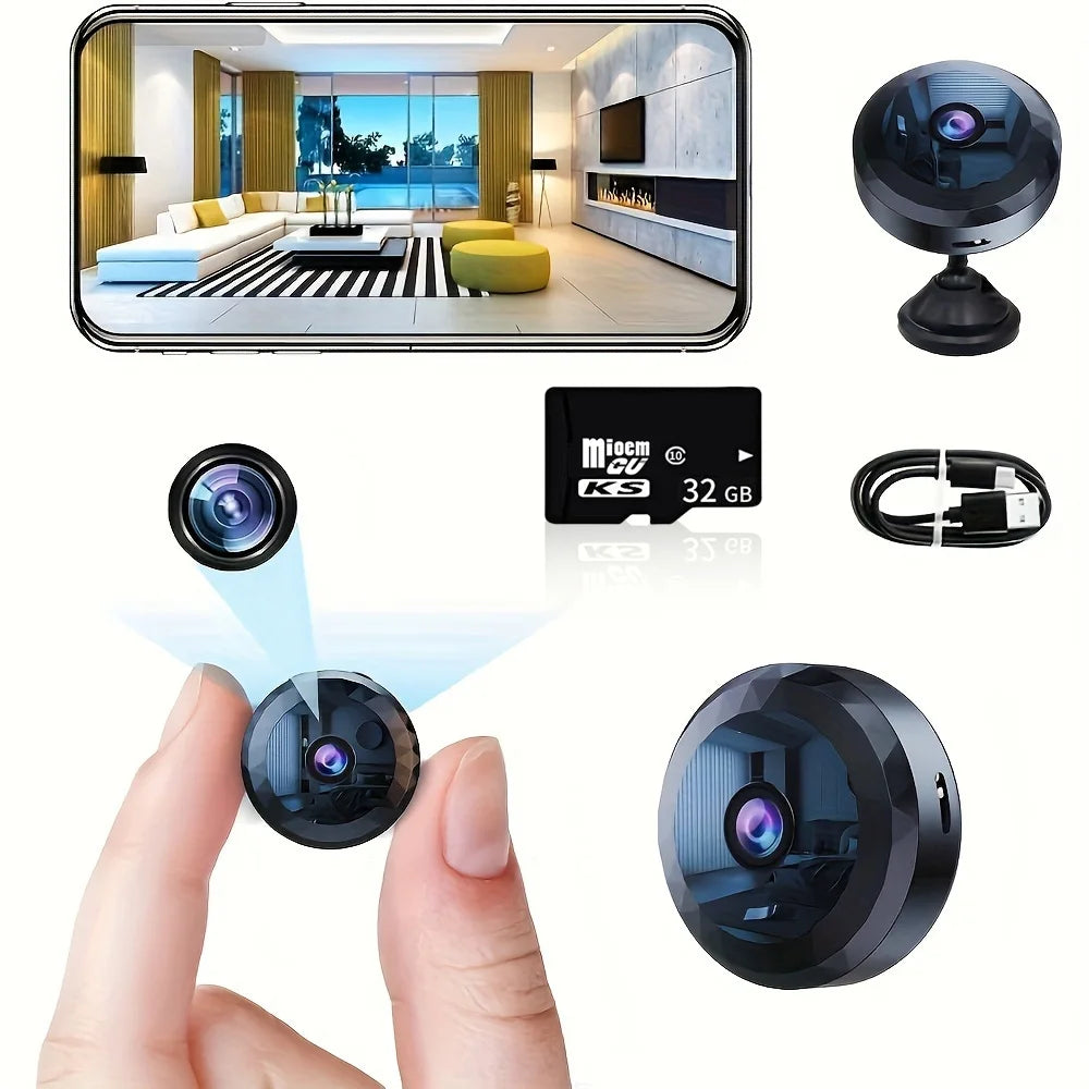 Mini WiFi Security Camera — 1080P Wireless Night Vision Monitor