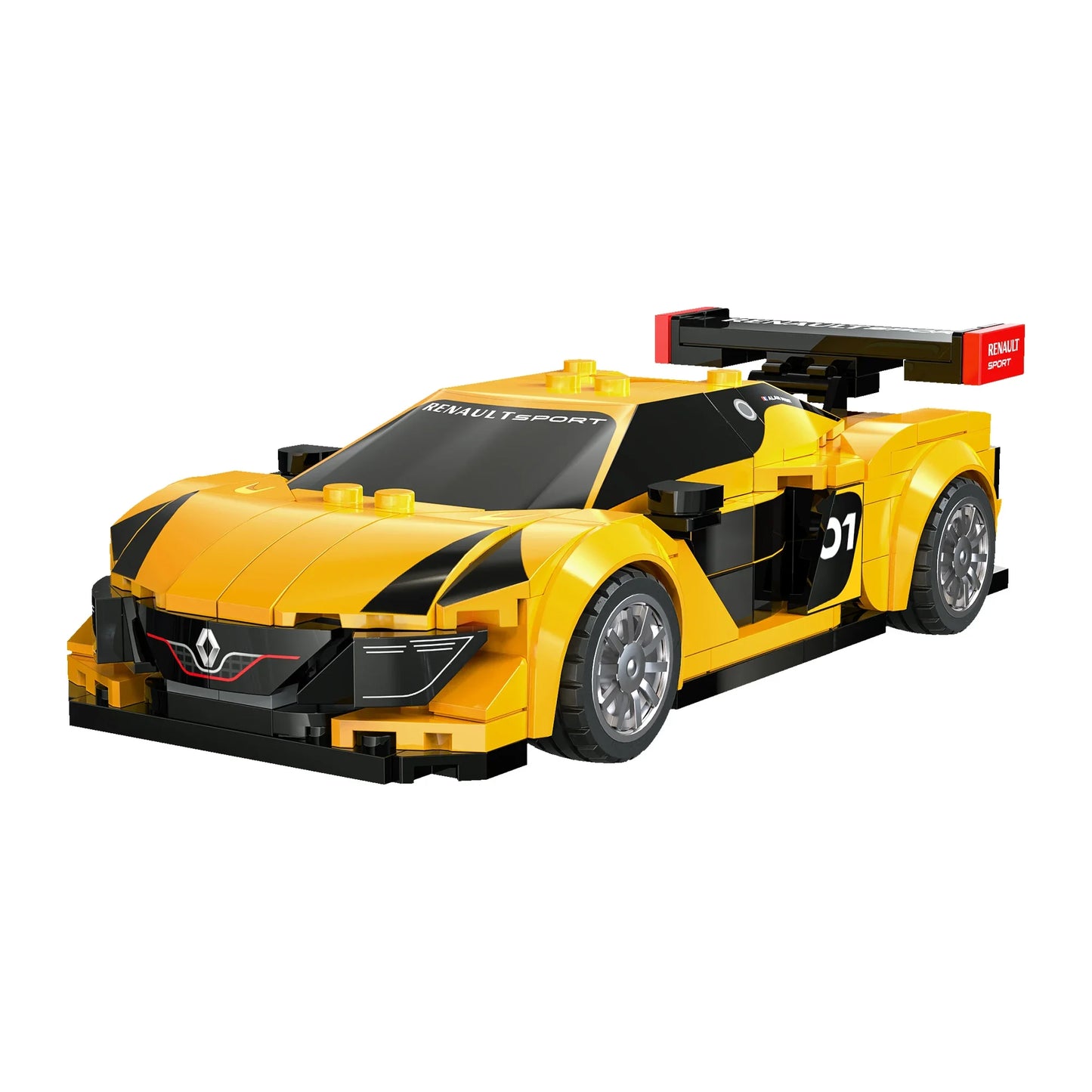 Cada 1:24 Building Block Maxi Turbo Car Set Renault Super Sports Car Retro Car Bricks Birthday Christmas Gift for Adult Boys