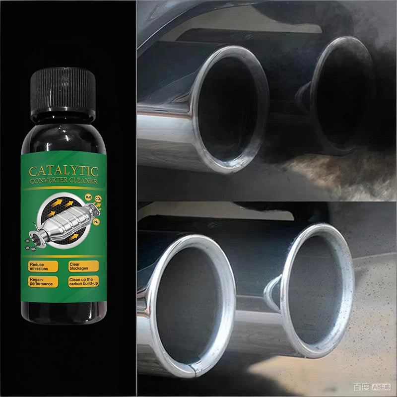 Powerful three-way catalytic cleaner, catalytic converter, all-purpose cleaning, removal of sludge and carbon deposits OF7^ar_1