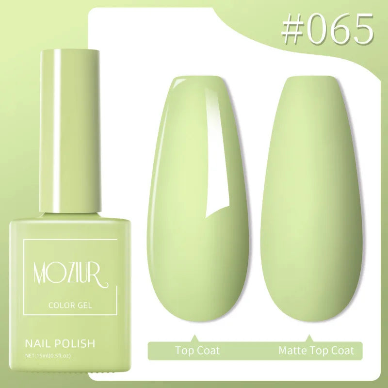 Colorful Hot Sale Uv Gel Nail Polish Set Soak Off Gel Nail Polish 15ml Professional Nail Gel Polishes