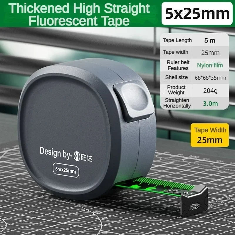 Mijia Tape Measure Self-locking Steel Tape 10m Portable Woodworking Measure Gauging Tool Retractable High Precision Meter Ruler
